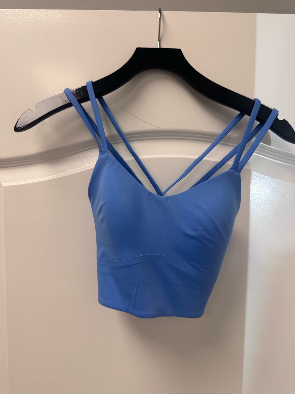 lululemon athletica Sky Blue Strappy Sports Bra